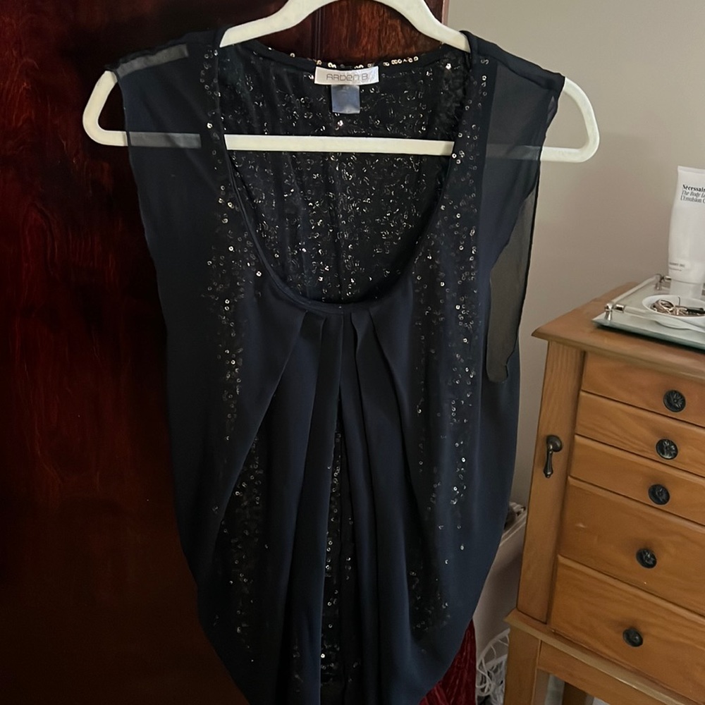 Gold Sequin Arden B Top